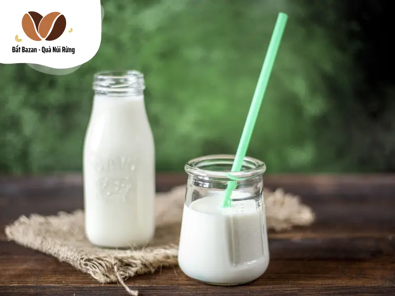 Chế biến thành sữa hạt điều - Đào Lộn Hột Có Phải Hạt Điều Không?